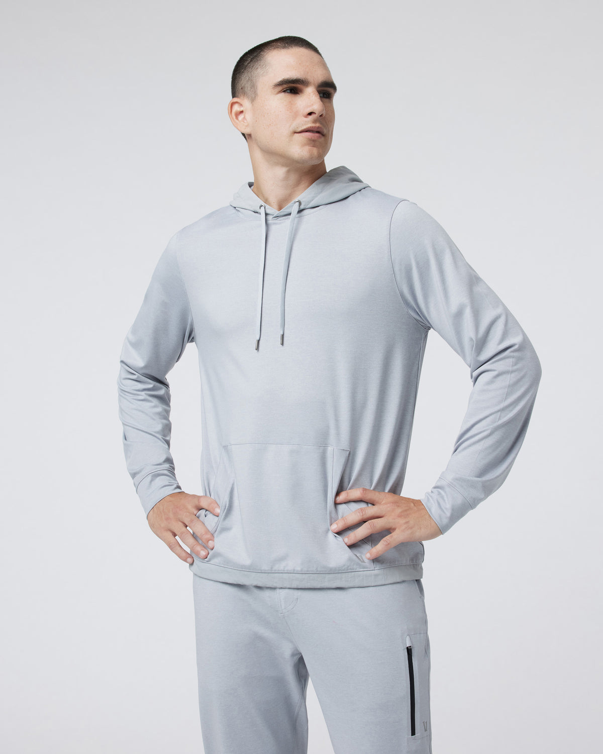 Sunday Element Hoodie Men's Platinum White Hoodie | Vuori sale - US 6500