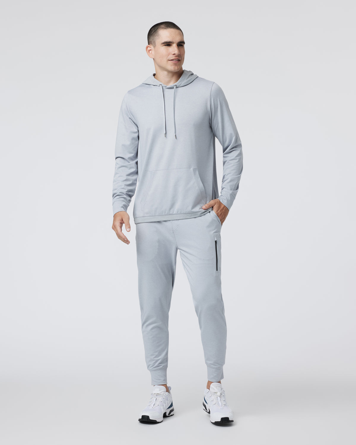 Sunday Element Hoodie Men's Platinum White Hoodie | Vuori sale - US 6500