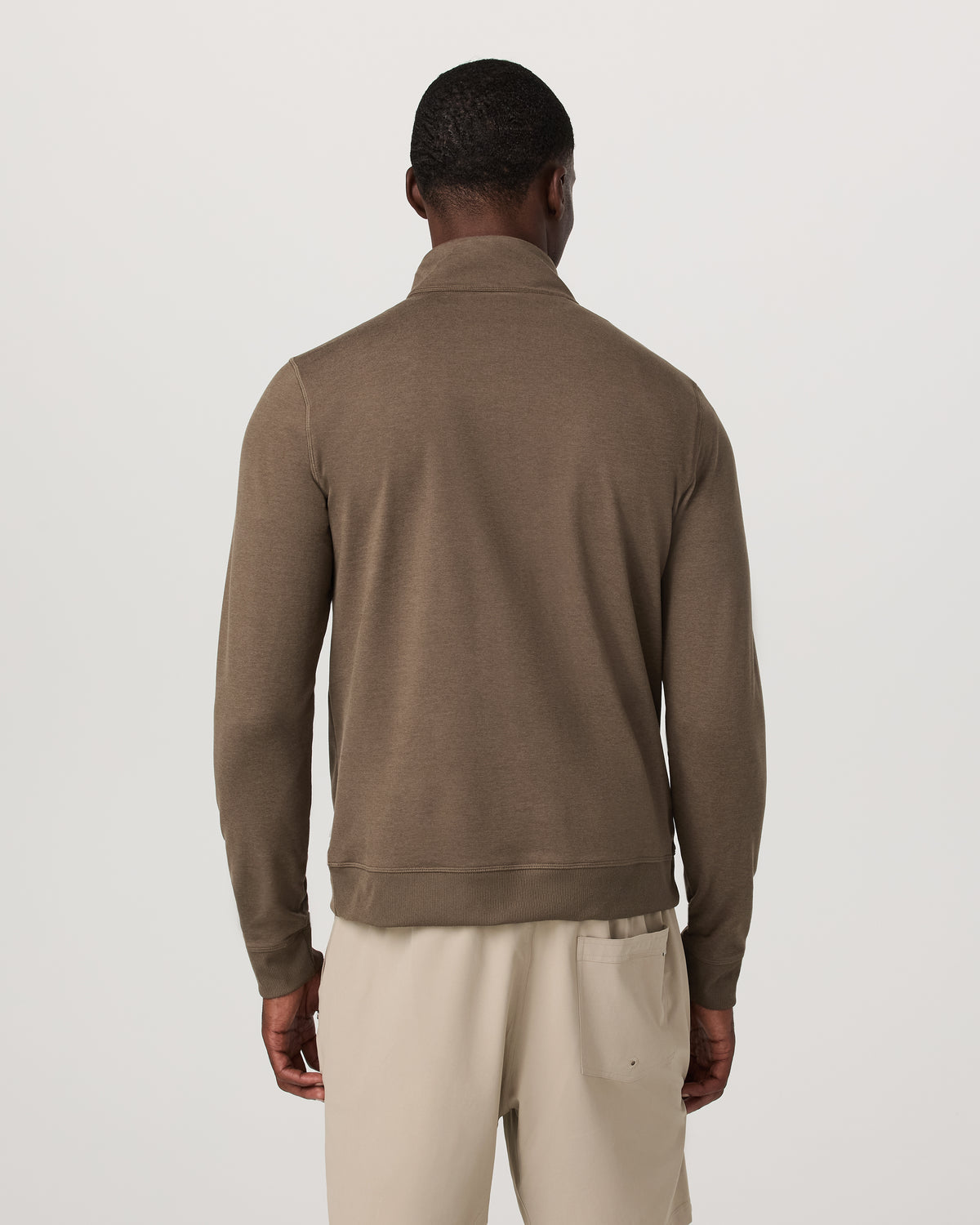 Coronado 1/2 Zip Men's Espresso Heather Pullover | Vuori onsale - US 1717