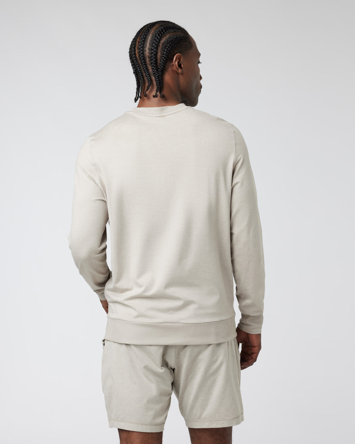 Ponto Performance Crew Dark Salt Heather Pullover | Vuori online - US 8866