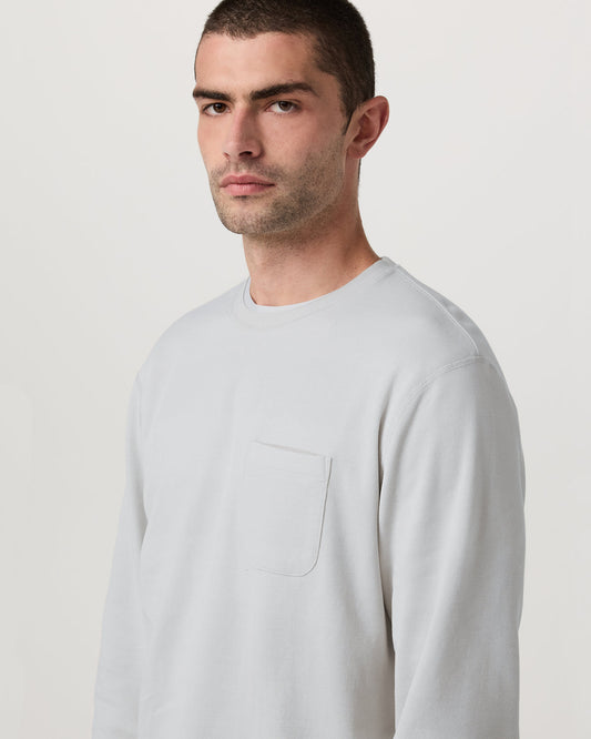 Jeffreys Crew 2.0 Men's Winter Grey Heather Pullover | Vuori discount - US 3188