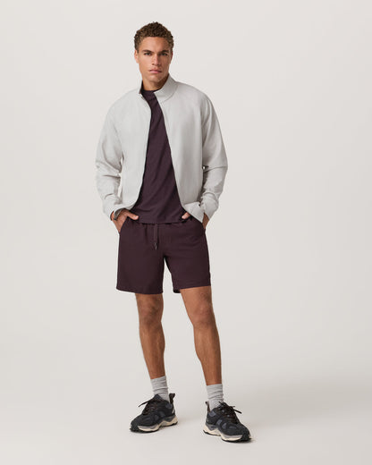Coronado Novelty Full Zip Salt Heather Mock Neck Jacket | Vuori sale - US 6854