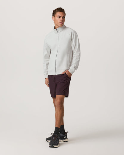 Coronado Novelty Full Zip Salt Heather Mock Neck Jacket | Vuori sale - US 6854