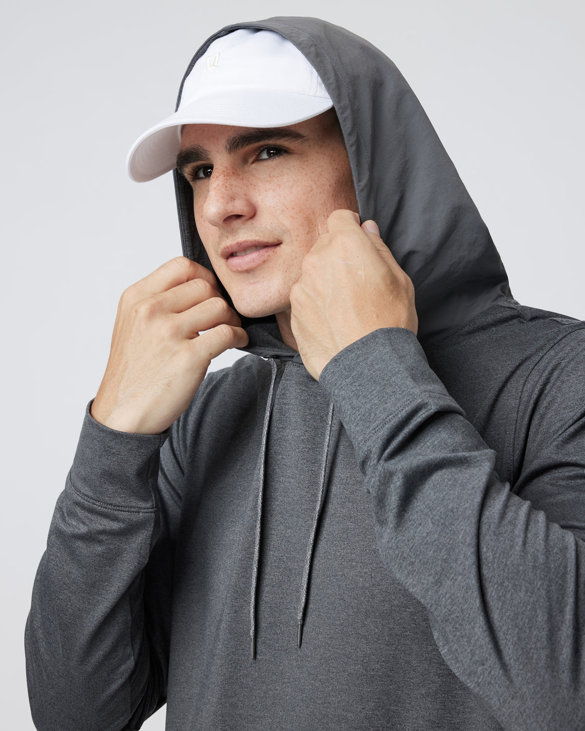 Sunday Element Hoodie Charcoal Heather | Vuori for sale - US 1054