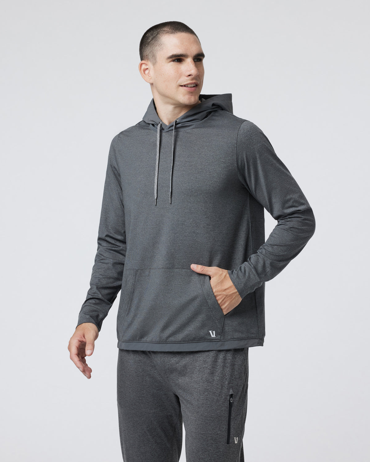 Sunday Element Hoodie Charcoal Heather | Vuori for sale - US 1054