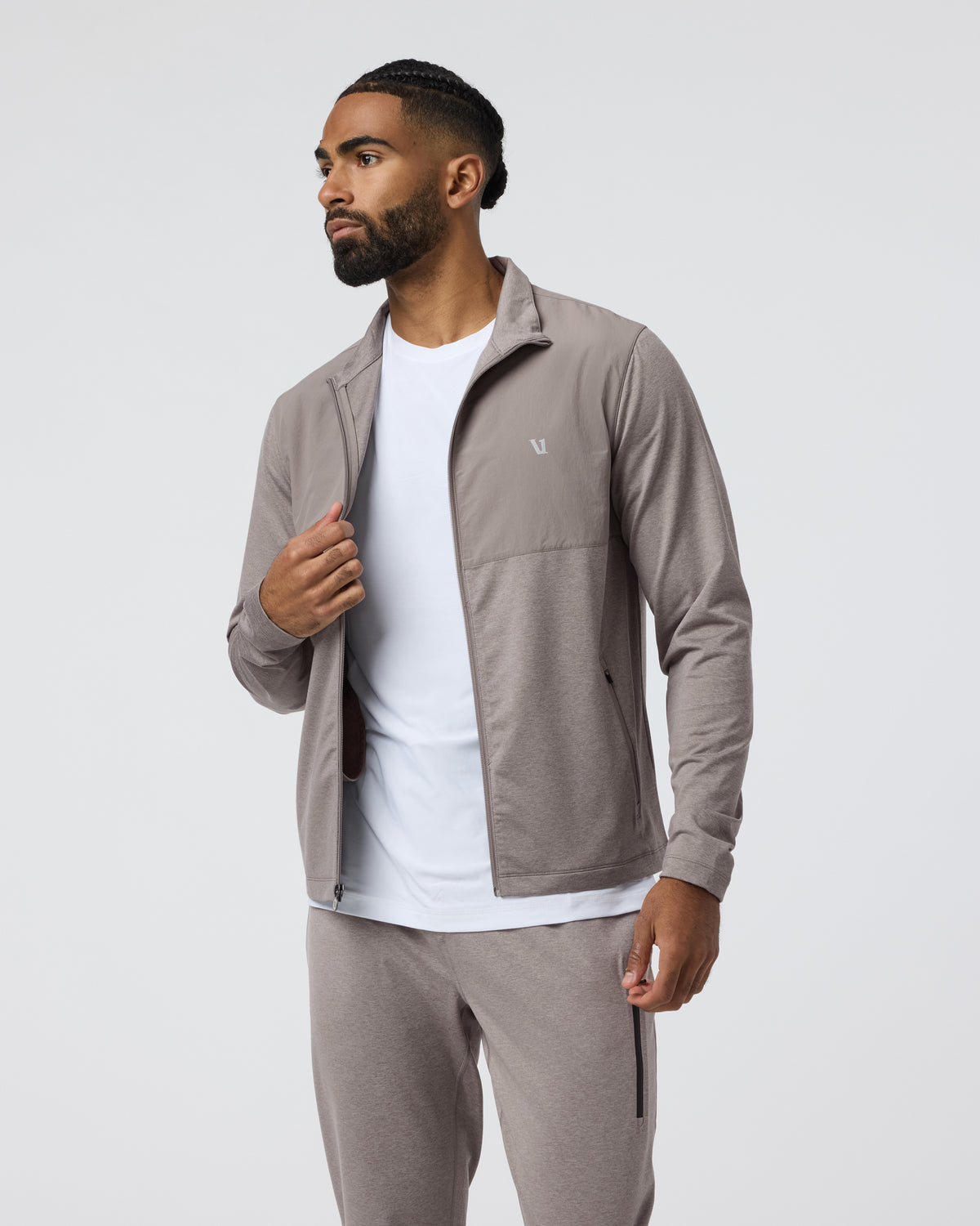 Sunday Element Track Jacket Mocha Heather | Vuori online - US 4607
