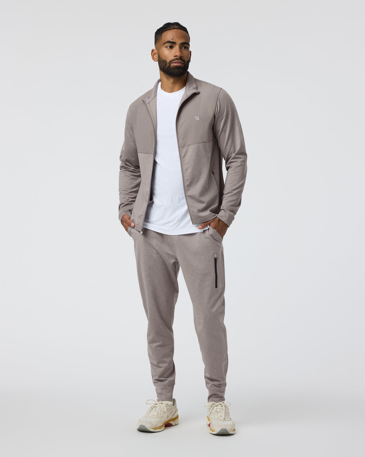 Sunday Element Track Jacket Mocha Heather | Vuori online - US 4607