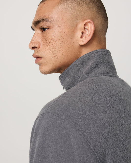 Beach Fleece 1/2 Zip - Relaxed Pinecone Heather Pullover | Vuori outlet - US 9153