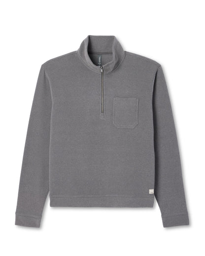 Beach Fleece 1/2 Zip - Relaxed Pinecone Heather Pullover | Vuori outlet - US 9153