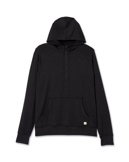 Ponto Performance Half Zip Hoodie Men's Black Half Zip | Vuori shop - US 7183