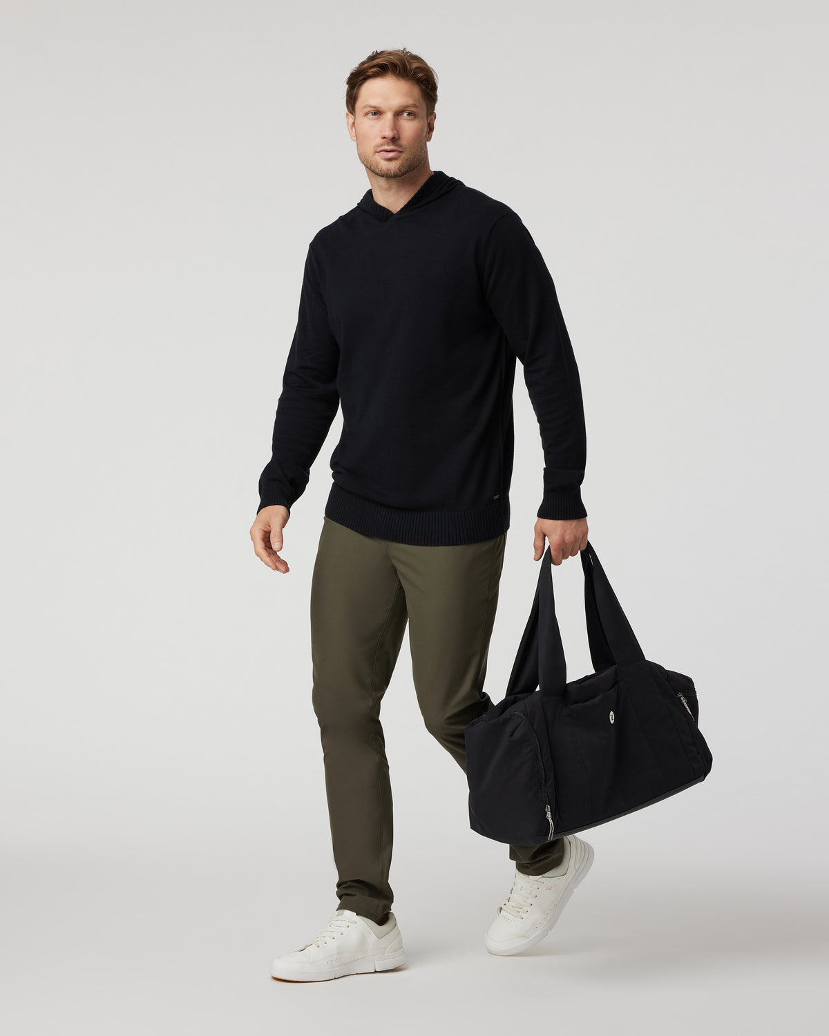 Fluent Sweater Hoodie Black Cotton Cashmere Hoodie | Vuori sale - US 4589