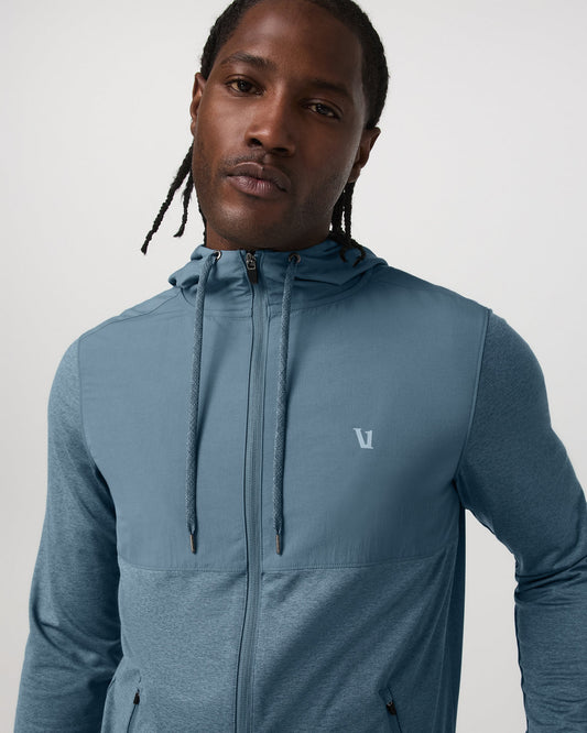 Sunday Element Jacket Men's Smoke Blue Heather Jacket | Vuori onsale - US 9683