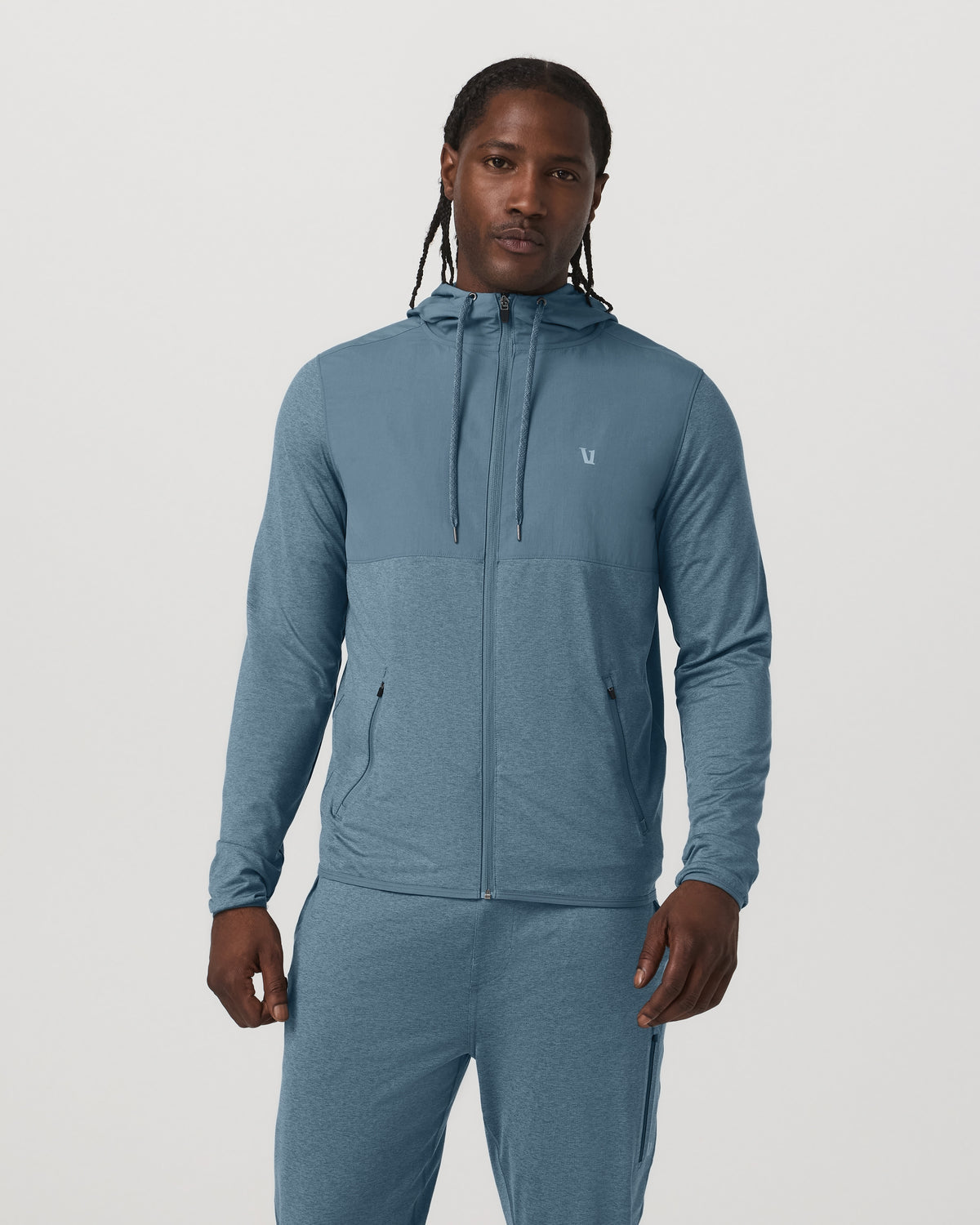 Sunday Element Jacket Men's Smoke Blue Heather Jacket | Vuori onsale - US 9683