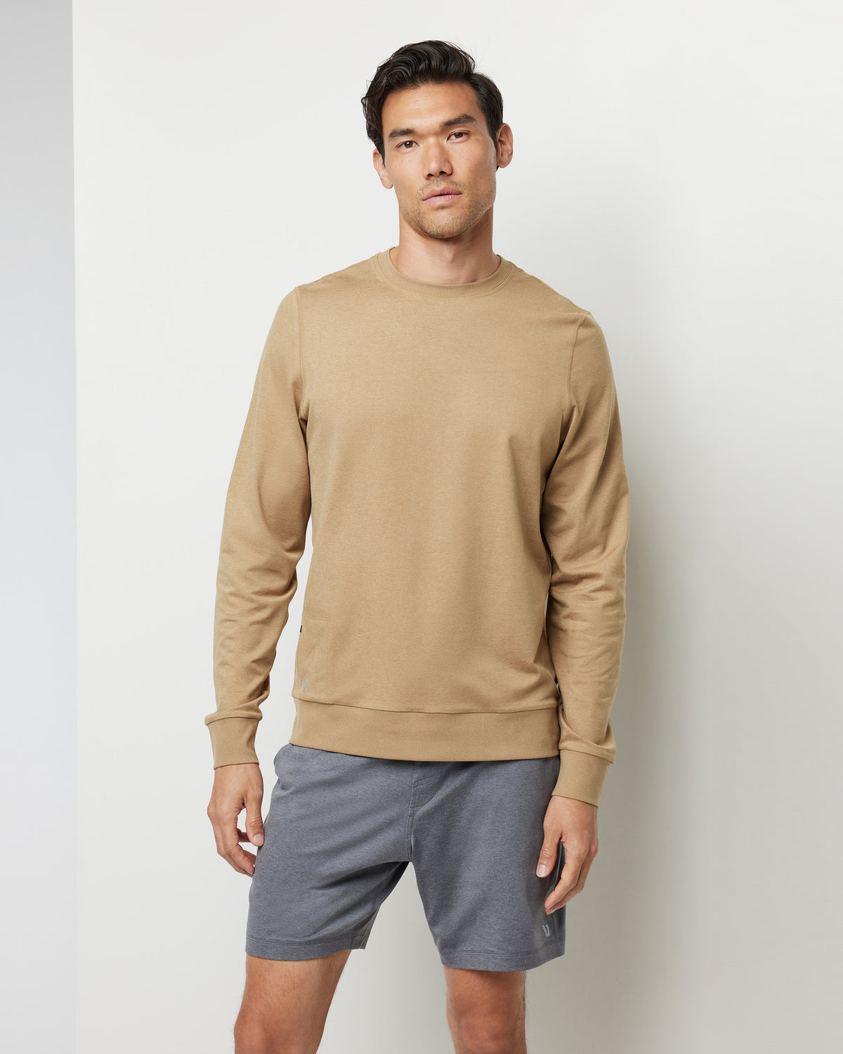 Ponto Performance Crew Sungold Heather Pullover | Vuori for sale - US 8762
