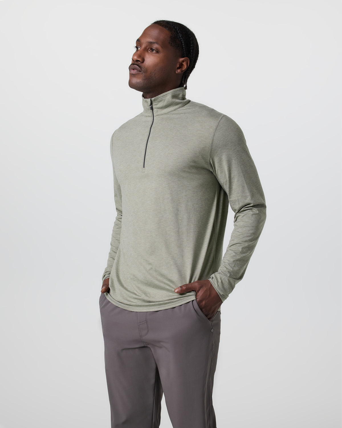 Ease Performance Half Zip 2.0 Laurel Heather | Vuori online - US 9869