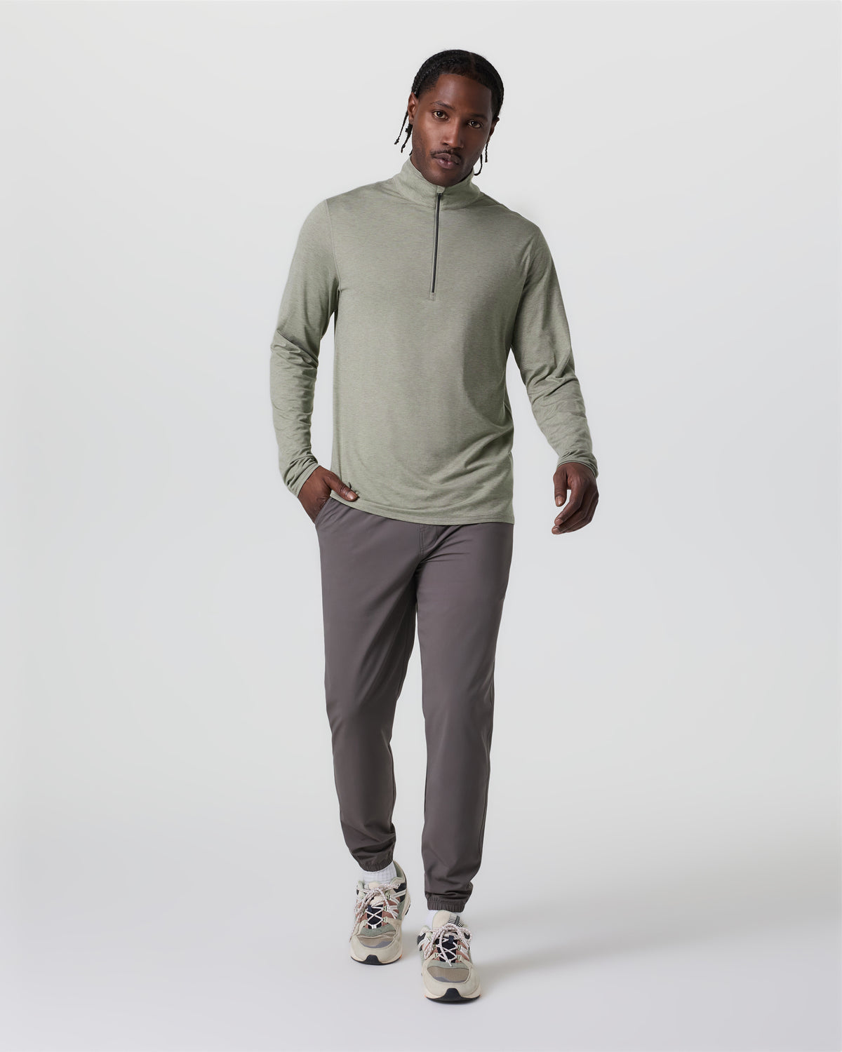 Ease Performance Half Zip 2.0 Laurel Heather | Vuori online - US 9869