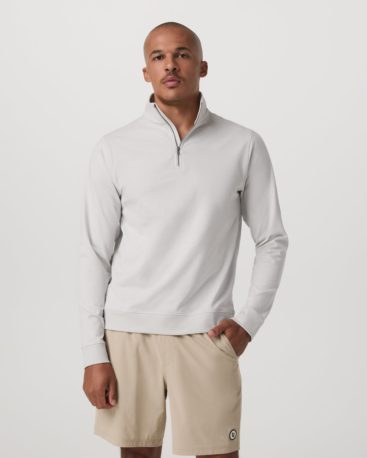 Coronado 1/2 Zip Men's Salt Heather Pullover | Vuori outlet - US 8508
