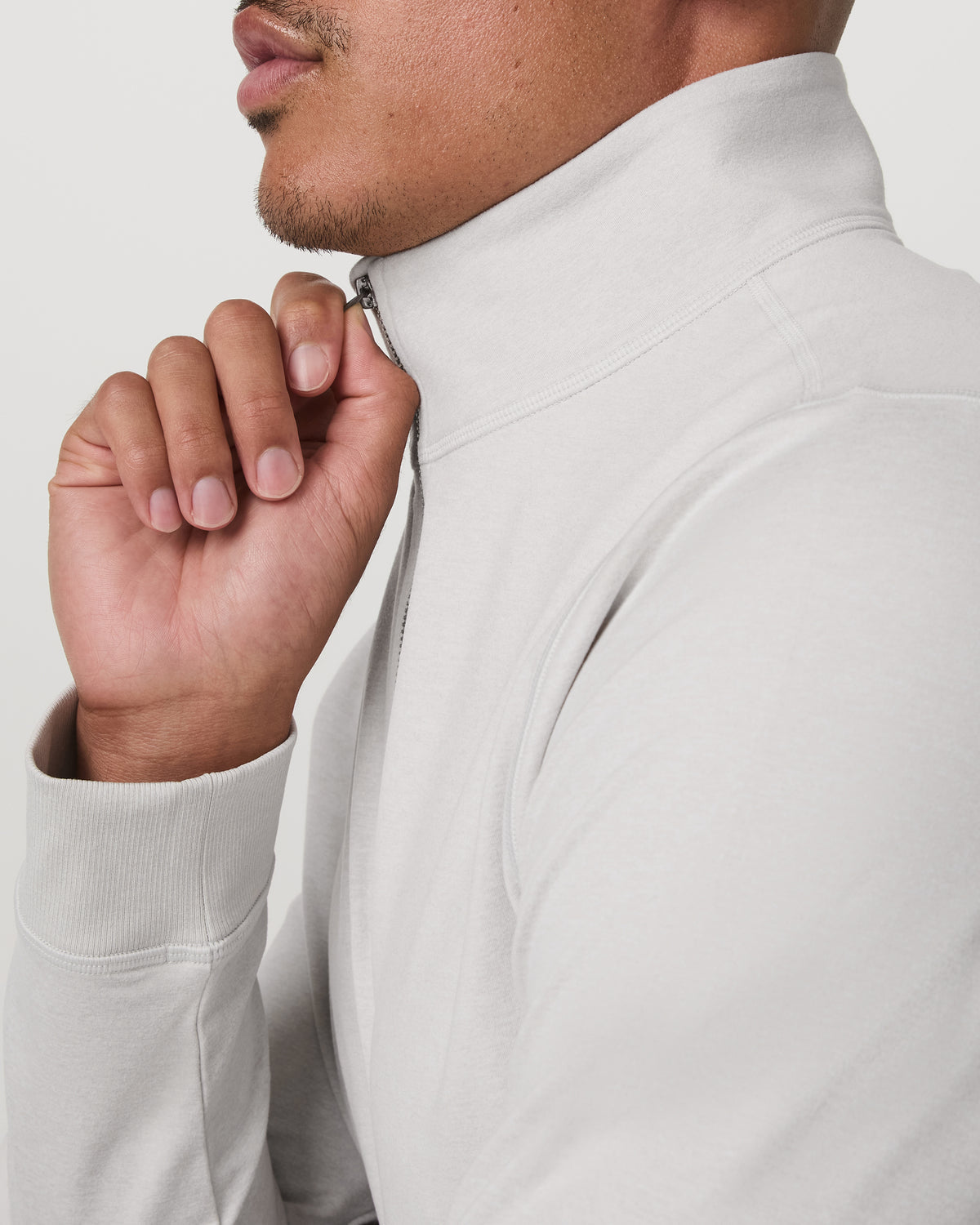Coronado 1/2 Zip Men's Salt Heather Pullover | Vuori outlet - US 8508