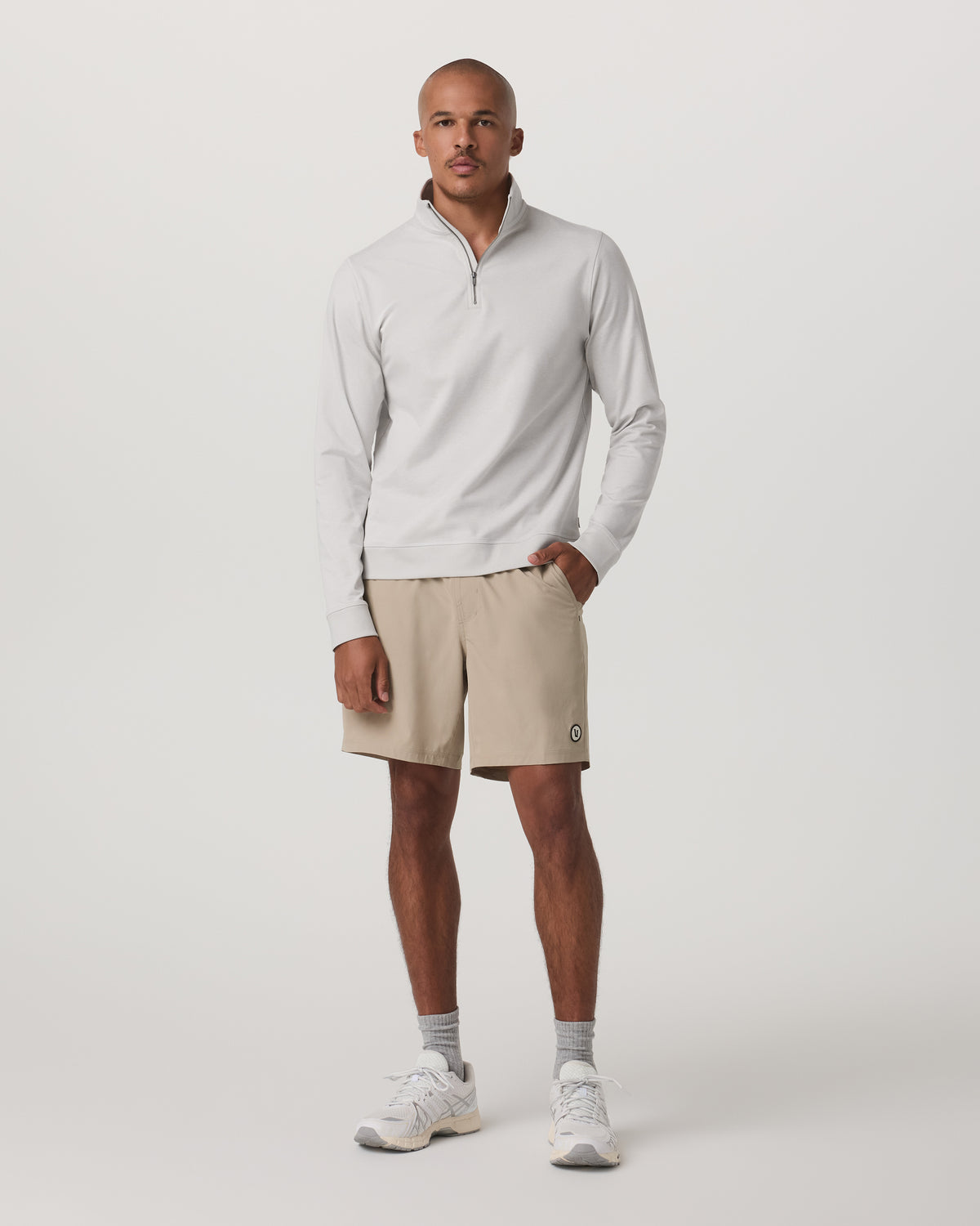 Coronado 1/2 Zip Men's Salt Heather Pullover | Vuori outlet - US 8508