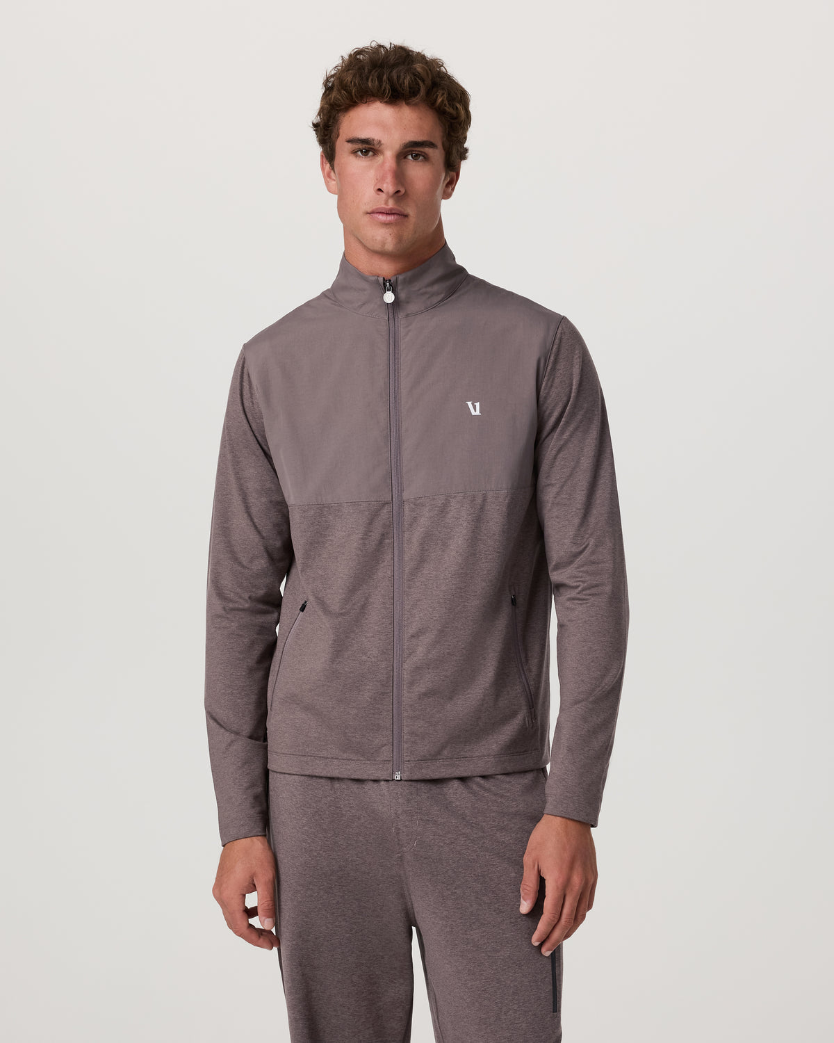 Men's Sunday Element Track Jacket Huckleberry Heather | Vuori shop - US 4237