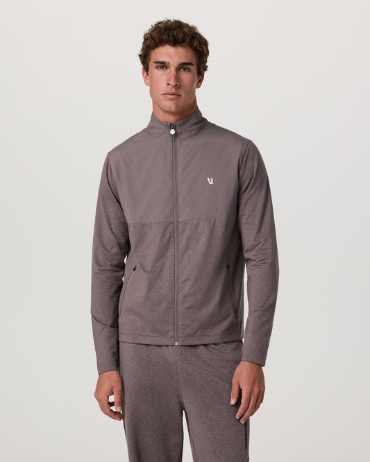 Men's Sunday Element Track Jacket Huckleberry Heather | Vuori shop - US 4237
