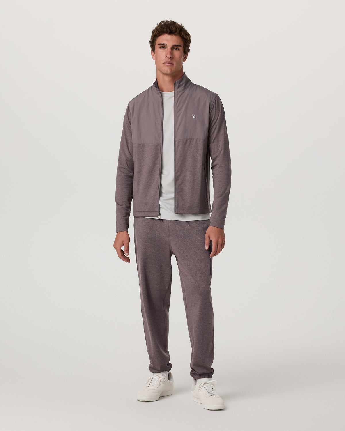 Men's Sunday Element Track Jacket Huckleberry Heather | Vuori shop - US 4237