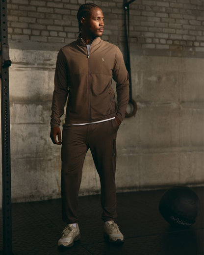 Men's Sunday Element Track Jacket Huckleberry Heather | Vuori shop - US 4237