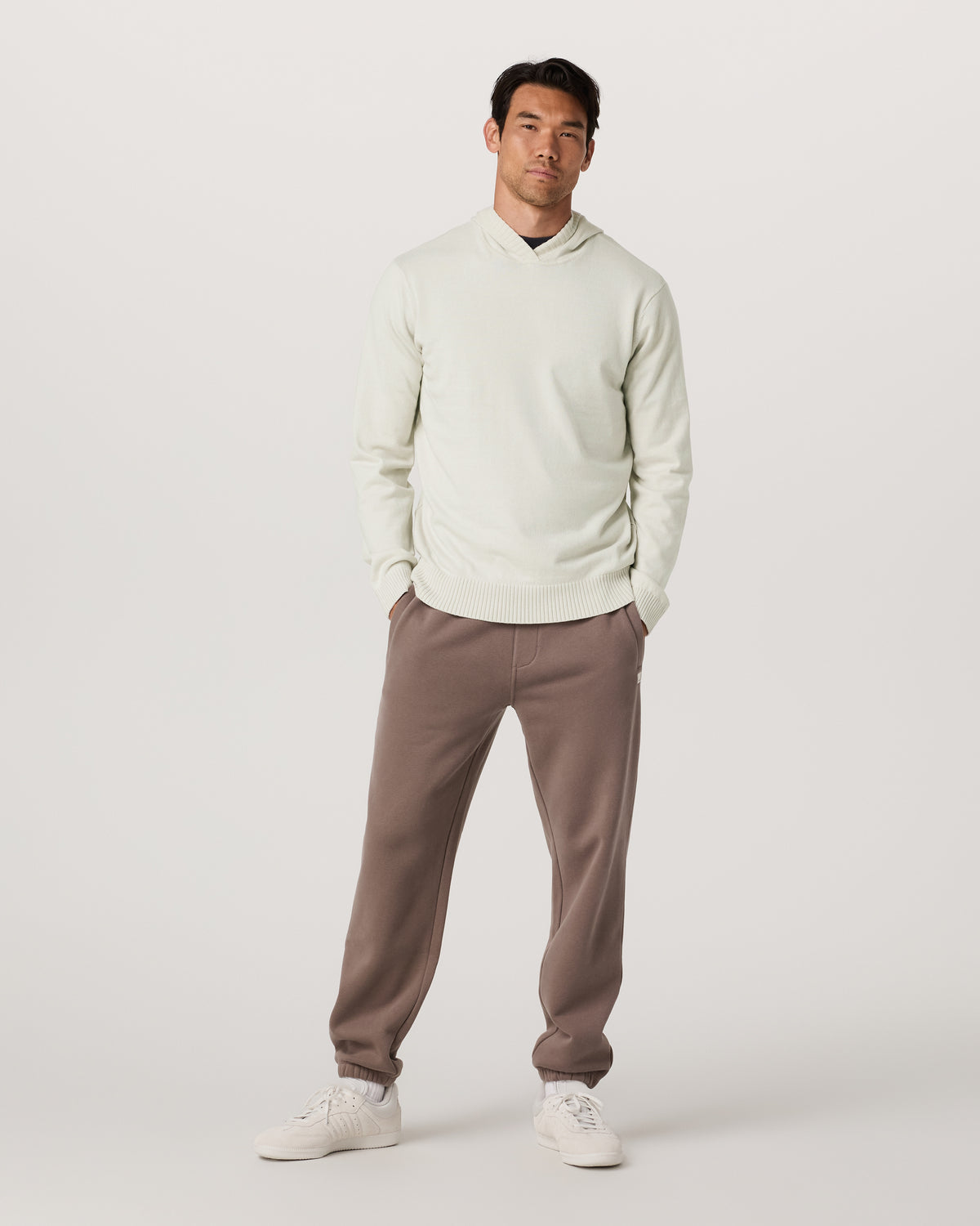 Fluent Sweater Hoodie Men's Winter Grey Cashmere Hoodie | Vuori online - US 6771