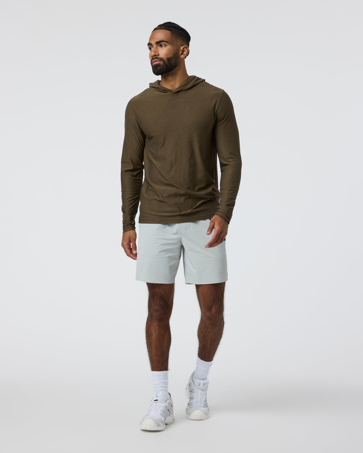 Strato Tech Hoodie Men's Moss Green Workout Hoodie | Vuori discount - US 2965