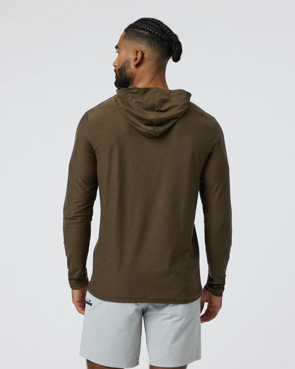Strato Tech Hoodie Men's Moss Green Workout Hoodie | Vuori discount - US 2965