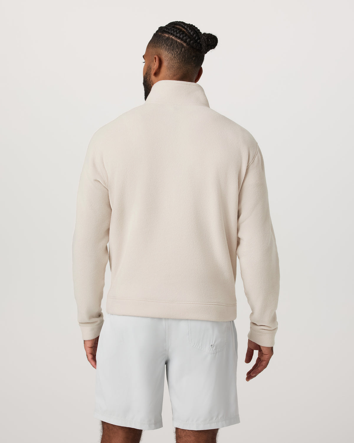 Beach Fleece 1/2 Zip - Relaxed Bone Heather Pullover | Vuori outlet - US 3727