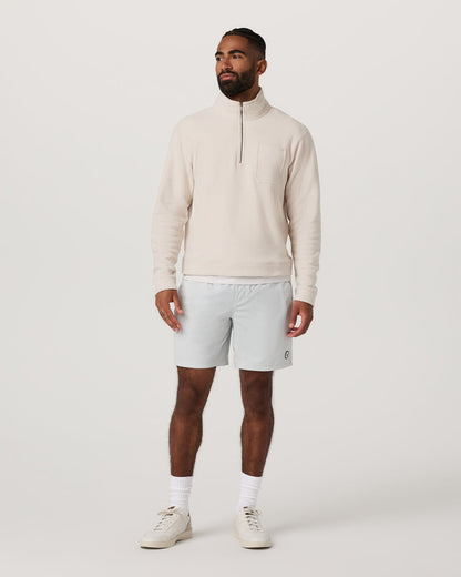 Beach Fleece 1/2 Zip - Relaxed Bone Heather Pullover | Vuori outlet - US 3727