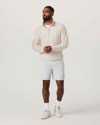 Beach Fleece 1/2 Zip - Relaxed Bone Heather Pullover | Vuori outlet - US 3727