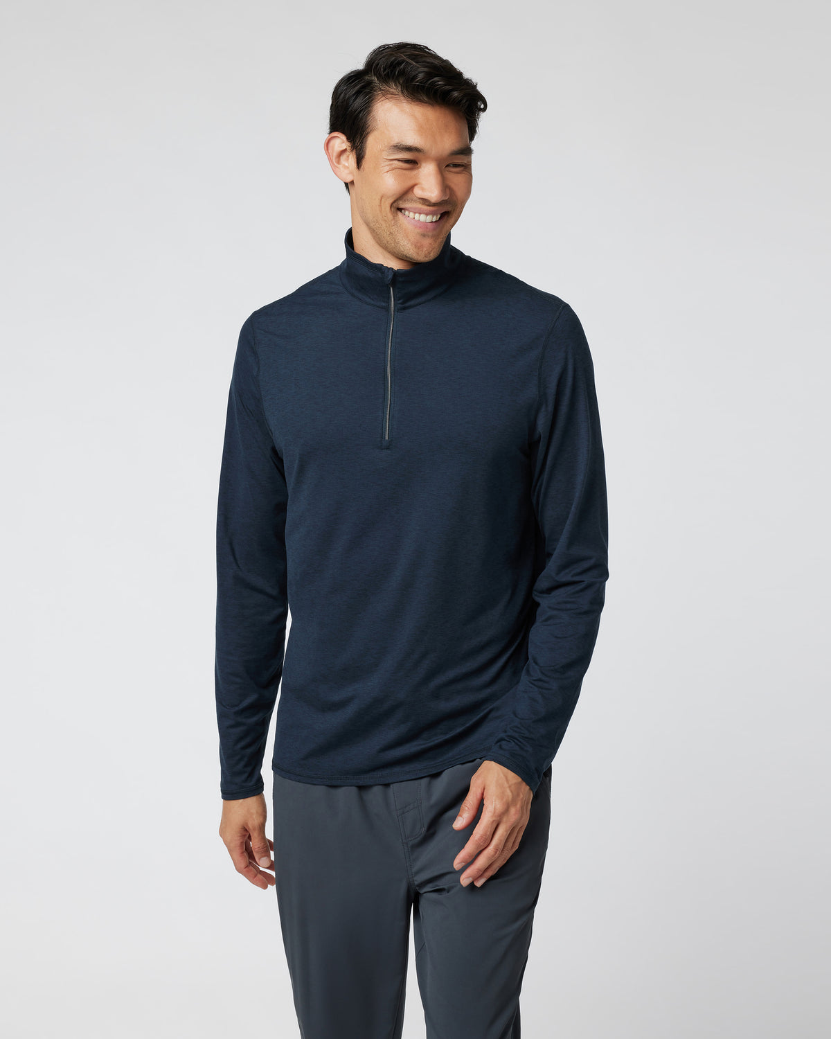 Ease Performance Half Zip 2.0 Ink Heather | Vuori shop - US 7604