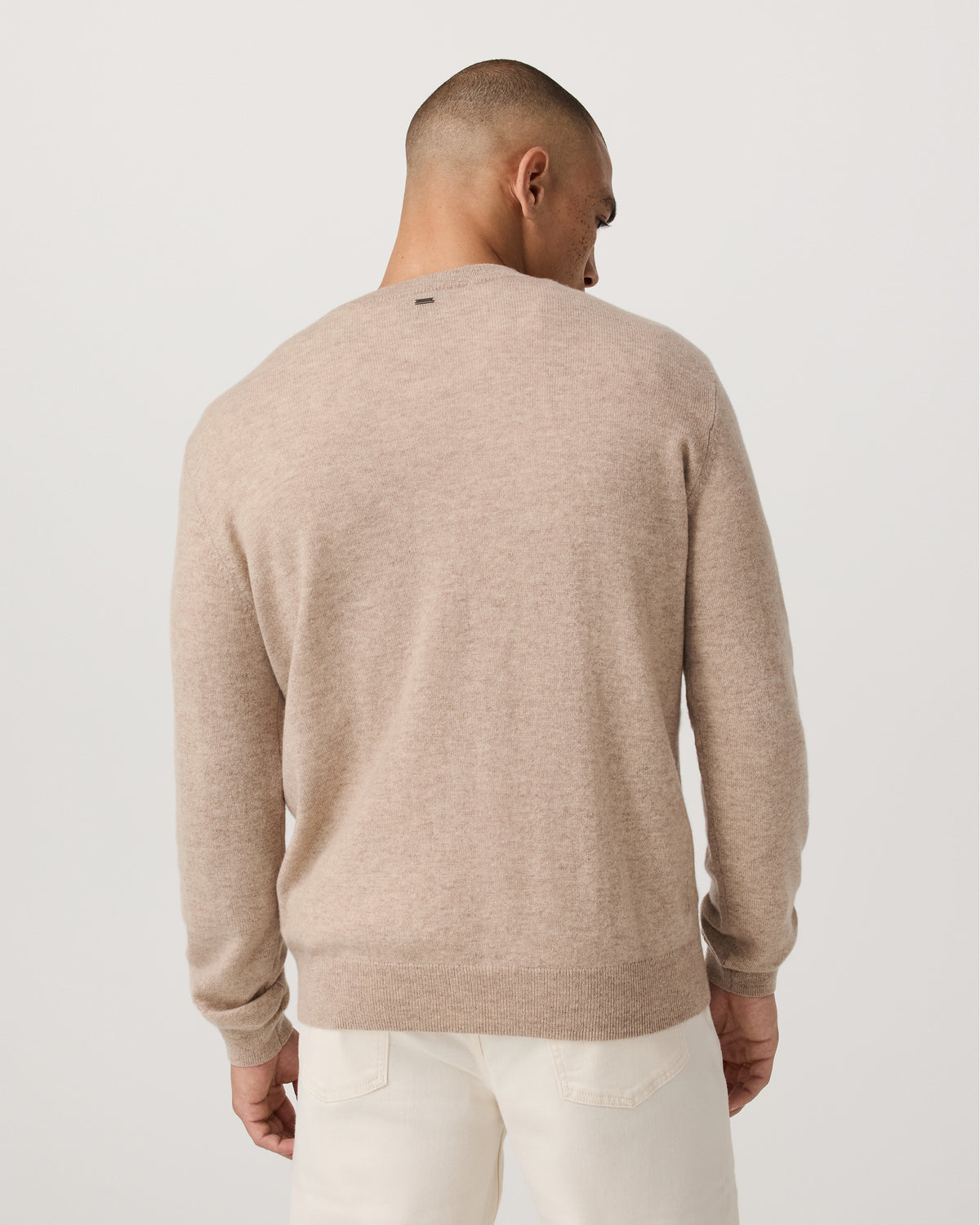Berik Cashmere Sweater Men's Oatmeal Heather Sweater | Vuori sale - US 3295