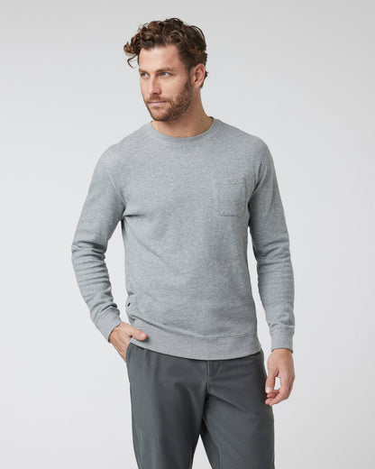 Jeffreys Pullover Heather Grey Pullover Clothing | Vuori for sale - US 4020