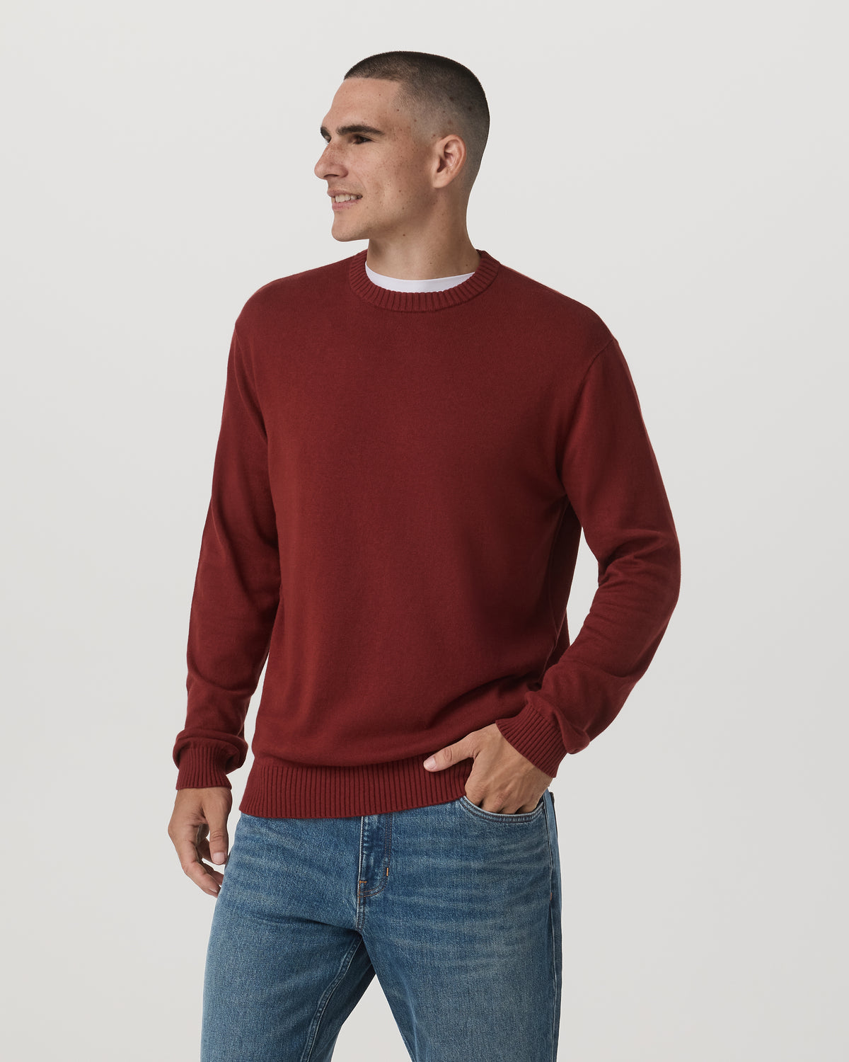 Fluent Sweater Men's Spiced Apple Cashmere Sweater | Vuori discount - US 1480