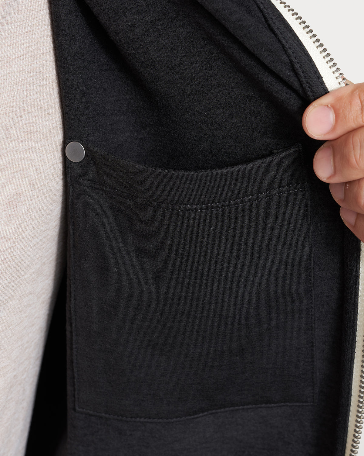 Coronado Hoodie Men's Black Zip Up Hoodie | Vuori outlet - US 2576