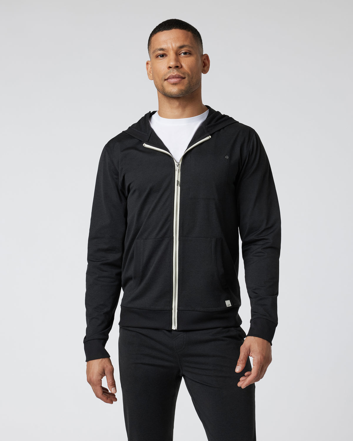 Coronado Hoodie Men's Black Zip Up Hoodie | Vuori outlet - US 2576