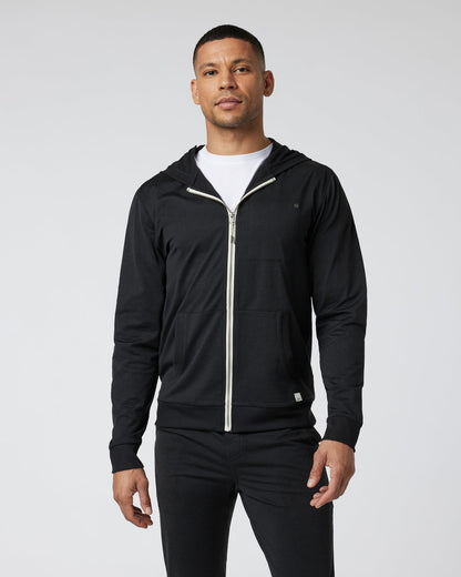Coronado Hoodie Men's Black Zip Up Hoodie | Vuori outlet - US 2576