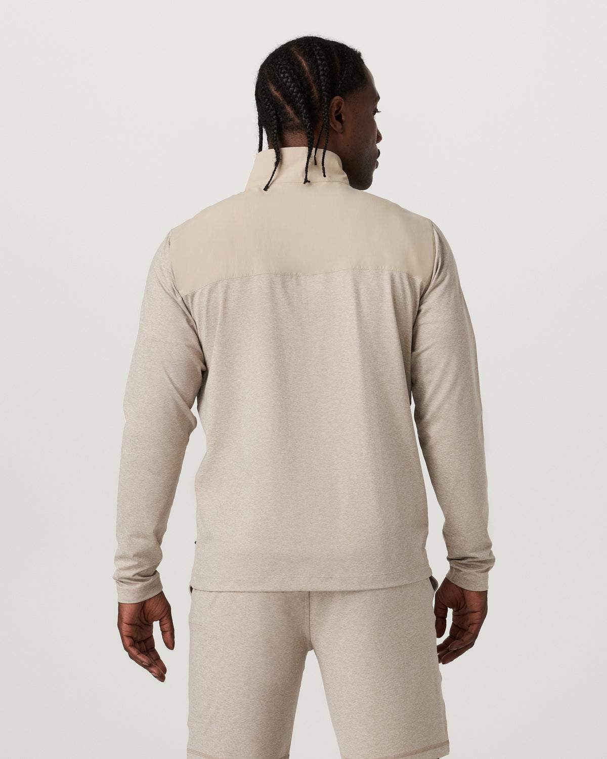 Sunday Element 1/2 Zip Men's Toast Heather Pullover | Vuori shop - US 8898
