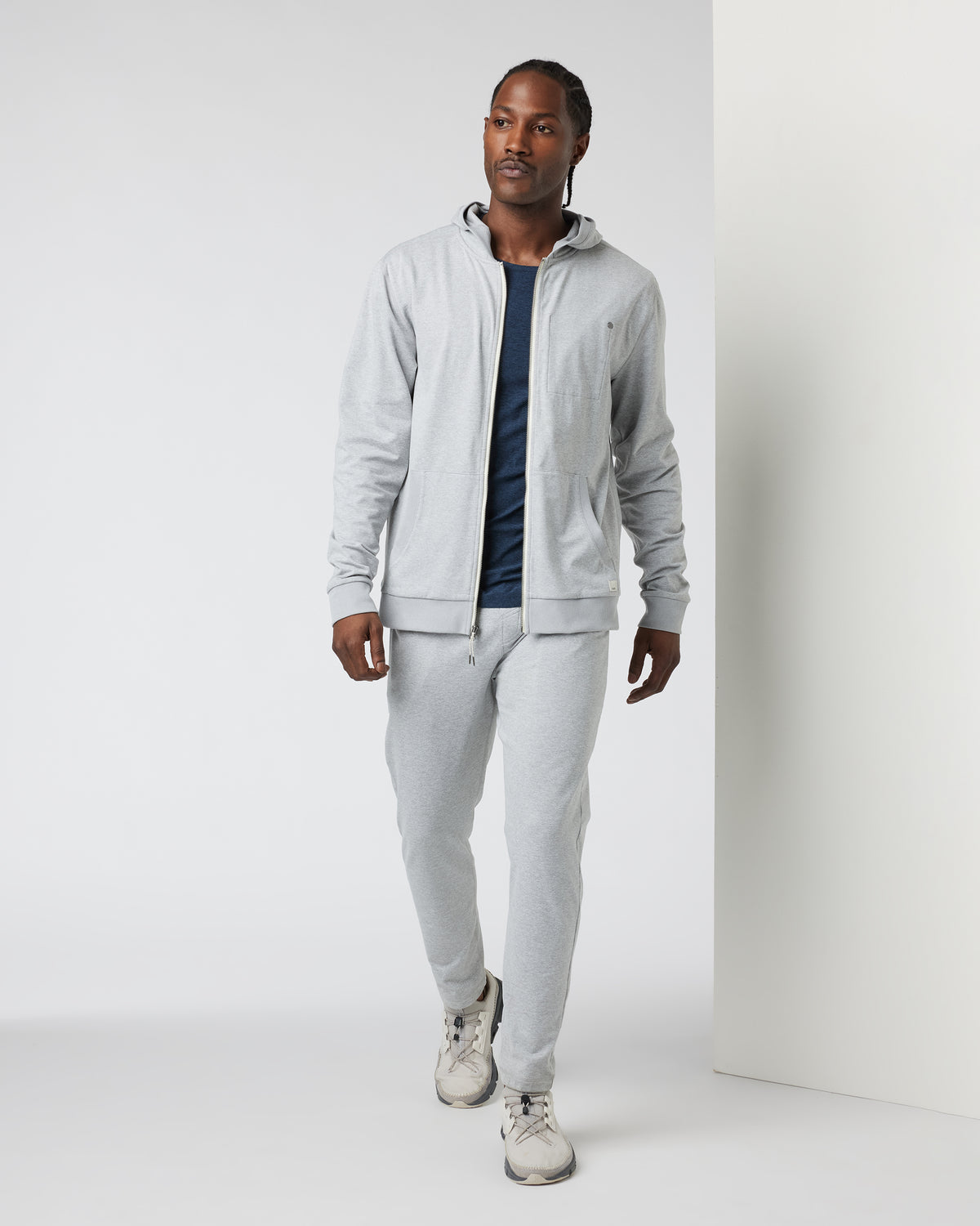 Coronado Hoodie Men's Heather Grey Hoodie | Vuori sale - US 6867