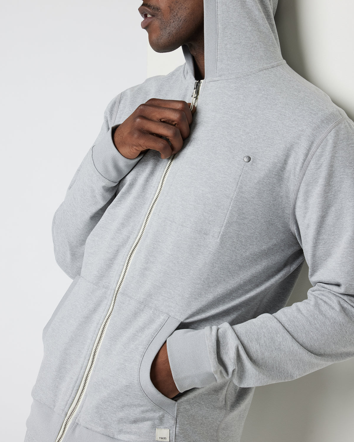 Coronado Hoodie Men's Heather Grey Hoodie | Vuori sale - US 6867