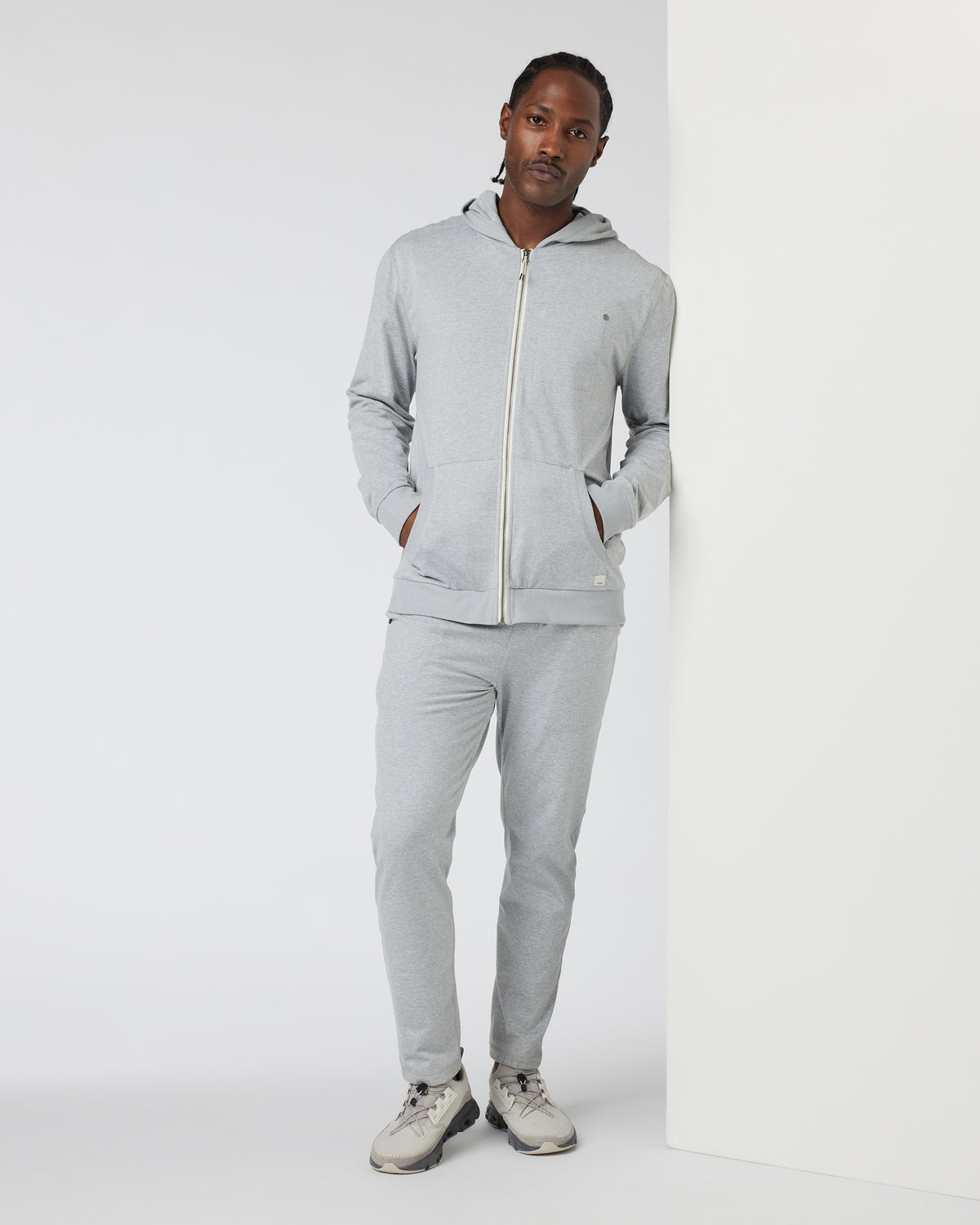 Coronado Hoodie Men's Heather Grey Hoodie | Vuori sale - US 6867