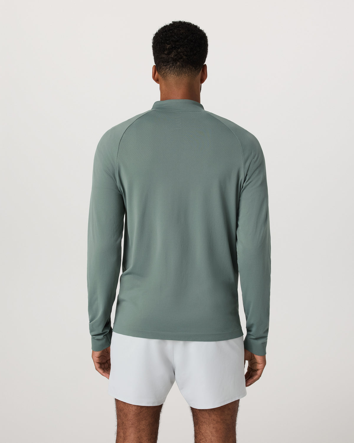 Clearview Seamless Quarter Zip Men's Marsh Long Sleeve | Vuori shop - US 7211