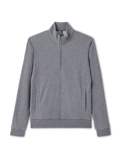 Cypress 1/4 Zip 2.0 Heather Grey | Vuori for sale - US 4838