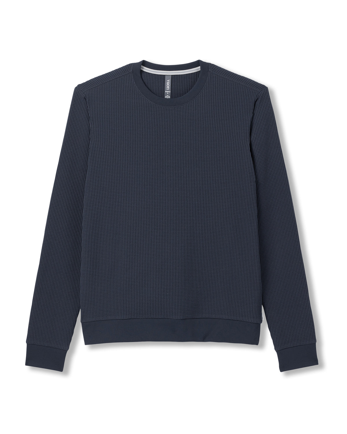 Jamestown Crew Men's Navy Waffle Crewneck | Vuori discount - US 9187