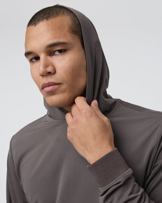 Double Mesh Hoodie Warm Grey | Vuori outlet - US 3483