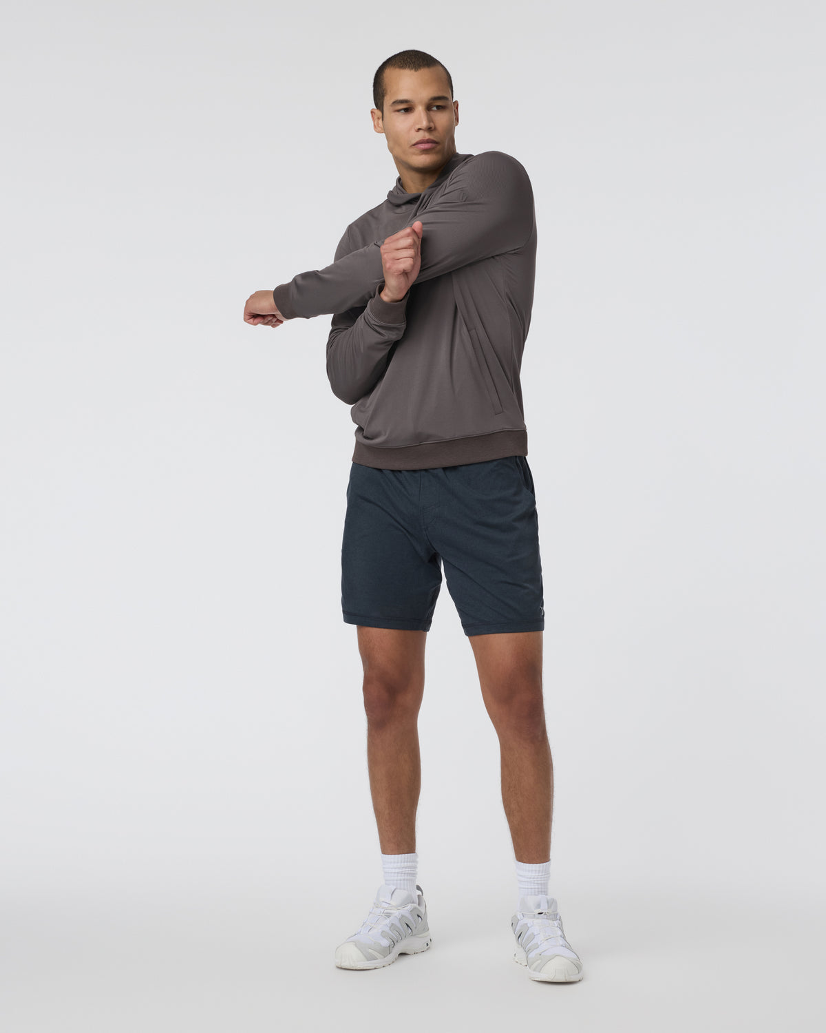 Double Mesh Hoodie Warm Grey | Vuori outlet - US 3483