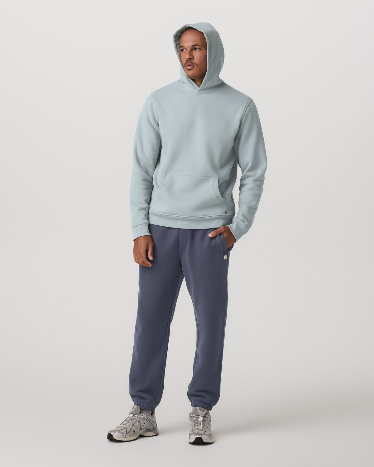 Seaside Pullover Hoodie Men's Blue Haze Pullover Hoodie | Vuori shop - US 3160